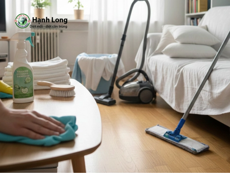 Phun thuốc muỗi xong có nên lau nhà? Có làm giảm hiệu quả