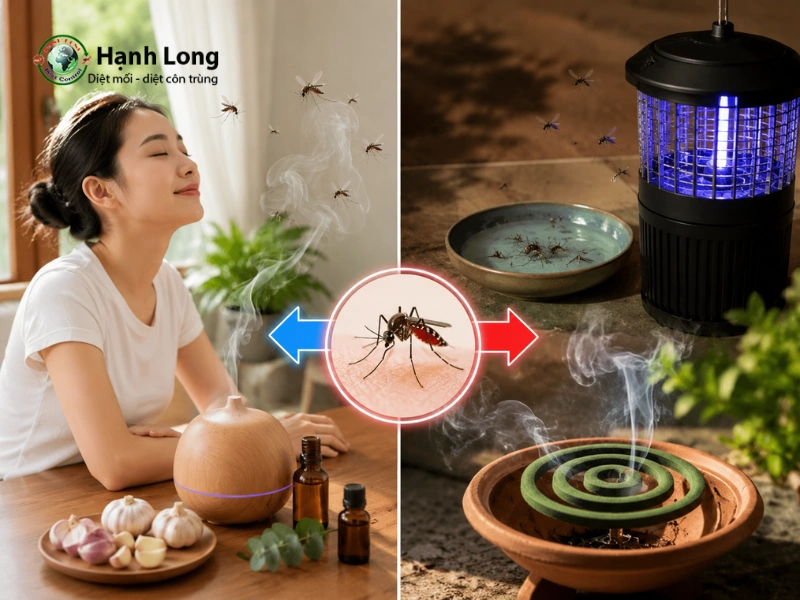 cách đuổi muỗi tự nhiên