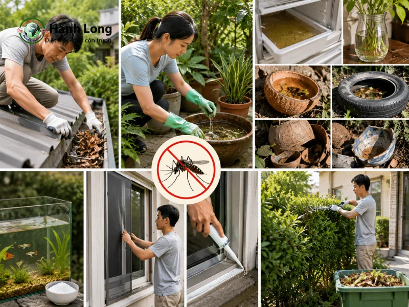 mẹo diệt muỗi không cần dùng hóa chất