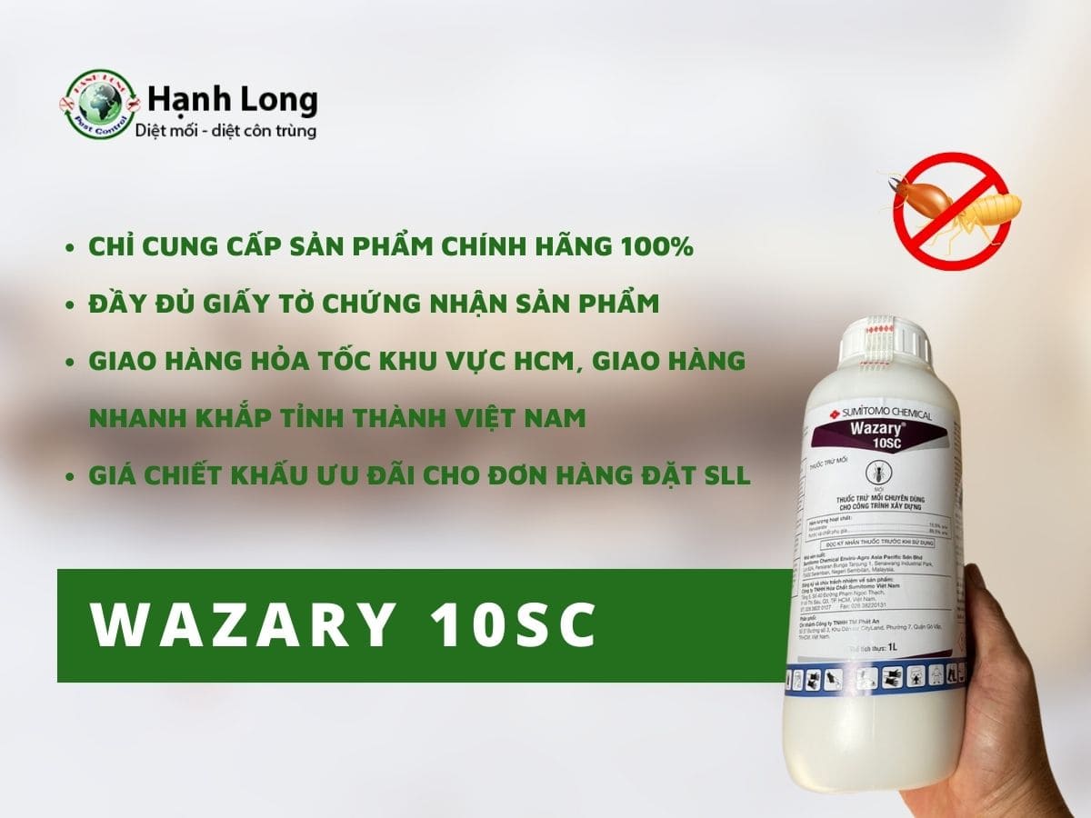 Thuốc trừ mối WAZARY 10SC