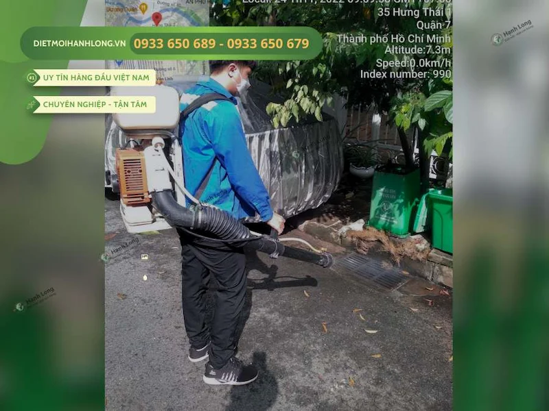 Các loại thuốc và phương pháp diệt muỗi chuyên nghiệp tại Hạnh Long