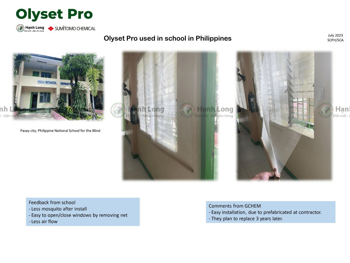 Ứng dụng thực tế từ lưới chống côn trùng