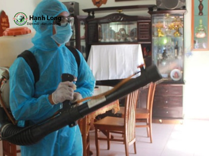 phun thuốc diệt muỗi tại nhà