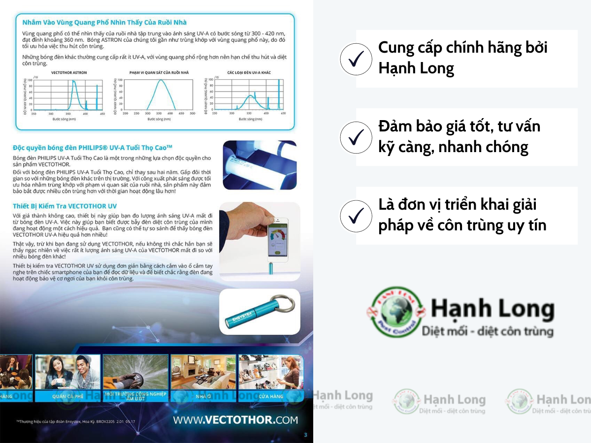Đèn bẫy diệt côn trùng VECTOTHOR