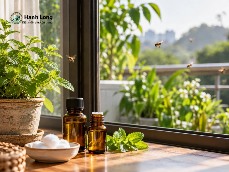cách đuổi ong mật ra khỏi nhà