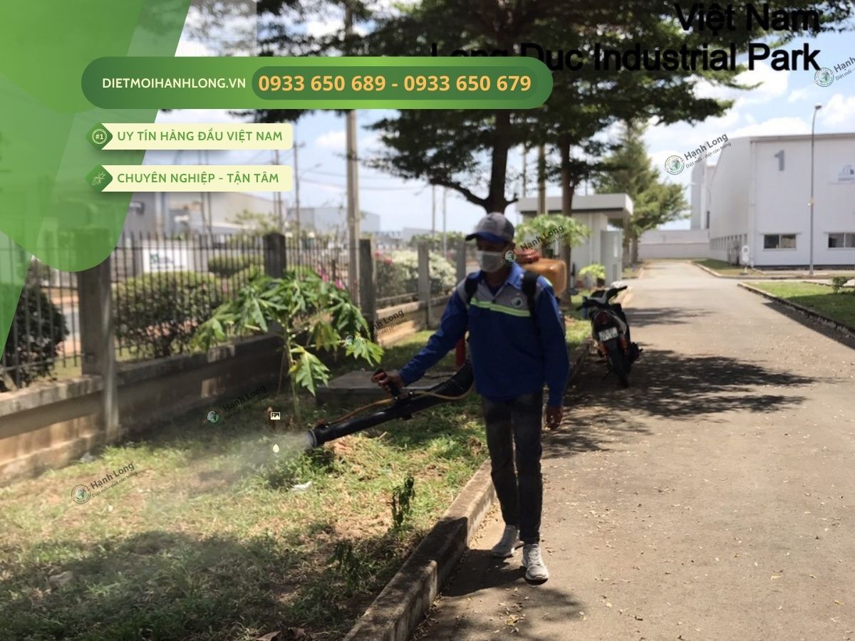 kiểm soát côn trùng tại KCN Long Đức, Long Thành