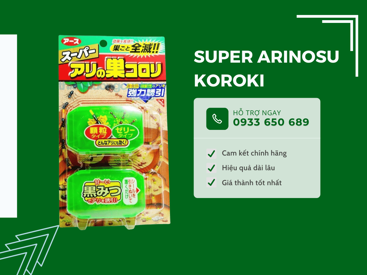 Thuốc diệt dạng viên Super Arinosu Koroki
