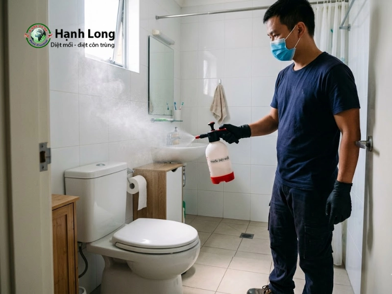 Cách đuổi muỗi trong nhà vệ sinh, dưới cống - Xử lý ổ ngầm