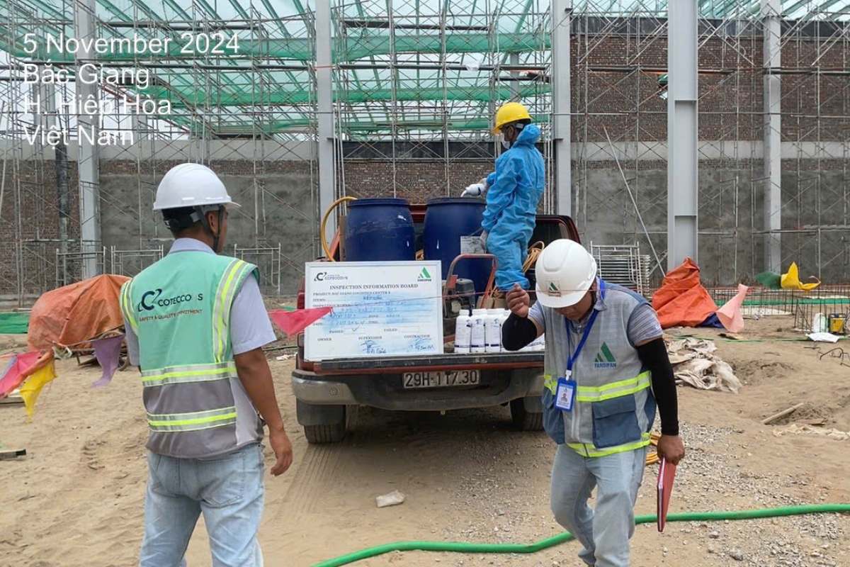 Quá trình thực tế triển khai chống mối