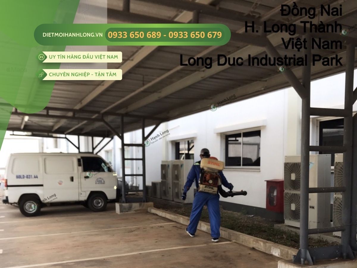 kiểm soát côn trùng tại KCN Long Đức, Long Thành