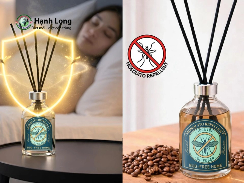 Cách đuổi muỗi trong phòng ngủ, hạn chế muỗi quay lại 