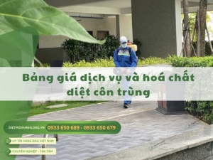 Bảng giá dịch vụ phun hoá chất diệt côn trùng